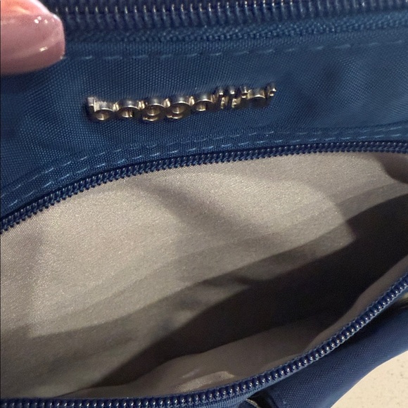 Baggallini Blue Shoulder Bag with Pouch RFID - Picture 10 of 15